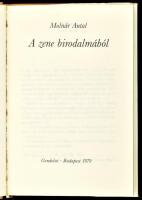 Molnár Antal (1890-1983) zenetörténész, zeneszerző 8 db könyve (mind első kiadás, közte 4 DEDIKÁLT):...
