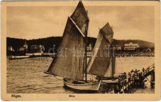 Binz (Insel Rügen), port, ships (EK)