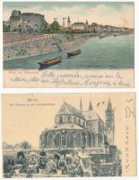 69 db RÉGI német város képeslap vegyes minőségben, sok hosszú címzéses / 69 pre-1945 German town-vie...