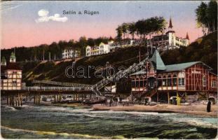 Sellin (Insel Rügen), beach, restaurant (fa)