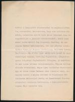 1944 Habsburg-Lotaringiai József Ferenc főherceg (1895-1957) gépelt sorai, "Kedves Méltóságos U...