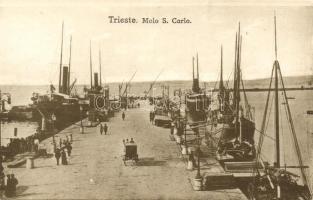 Trieste, Molo S. Carlo / steamship