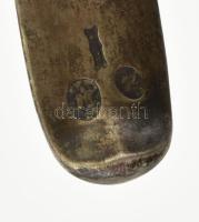 Ezüst (Ag) szószmerő kanál, jelzéssel, nettó: 79 g