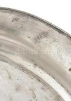 Ezüst (Ag) kínáló, jelzéssel, 28,5 x 20 x 4,5 cm, nettó: 346 g