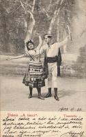 Performance of Tarantella dance in Urania