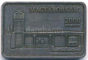 2021. 2000Ft Cu-Ni "Milleniumi Földalatti Vasút" kapszulában T:UNC Adamo EM437