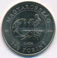 2021. 750Ft "Győr 750" Cu-Ni-Zn kapszulában T:BU