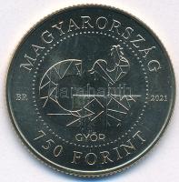 2021. 750Ft "Győr 750" Cu-Ni-Zn kapszulában T:BU