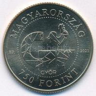 2021. 750Ft "Győr 750" Cu-Ni-Zn kapszulában T:BU