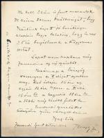 cca 1940 Ilovszky János (1888-1953) a Baross Szövetség országos elnöke, országgyűlési képviselő sajá...