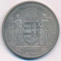 1930. 5P Ag "Horthy jobbra" T:F Adamo P8