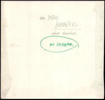 Detlef Bannier (?-): Drezda, 1976. Nyomat, papír. Jelzett. 9x13 cm