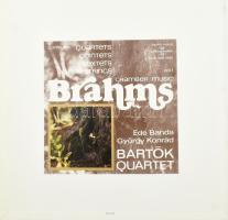 Bartók Quartet - Brahms: Chamber music, 5 x Vinyl, LP. (5 lemezes, díszdobozos kiadás). Hungaroton, Magyarország, 1976.