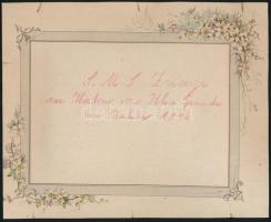 1894 A régebbi S.M.S. Zrínyi hajó Brazíliai útján készült fénykép Rio de Janierio mellett az Ilha Gr...