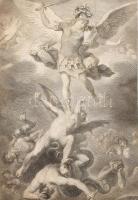 Nagy metszet tétel. Kb 50 db nagyrészt vallási témájú rézmetszet, litográfia, benne néhány művészeti...