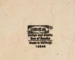 Ikea 16845 retro váza, jelzéssel, hibátlan, m: 36,5 cm