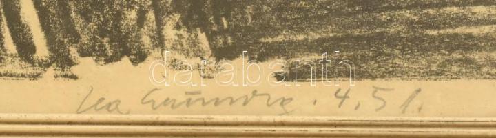 Grundig, Lea (1906-1977): Illusztráció Makszim Gorkij Az anya c. művéhez (Maxim Gorky: Mother). Lito...