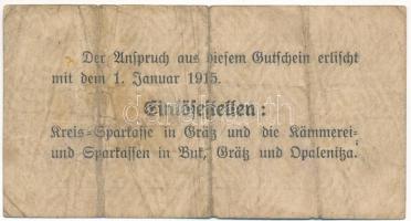 Német Birodalom / Graz 1915. 50pf T:VG
German Empire / Graz 1915. 50 Pfennig C:VG