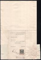 1905 Berzeviczy Albert (1853-1936) vallás és közoktatásügyi miniszter (1903-1905) aláírása egy gyako...