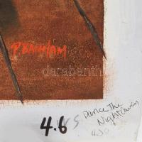 P. Banham jelzéssel: Táncoló páros Olaj, vászon. Apró felületi sérülésekkel. Feltekerve. 61×52 cm