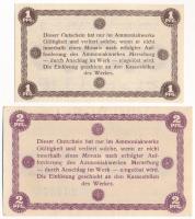 Német Birodalom / Merseburg / Ammóniagyár 1917. 1pf + 2pf T:AU
German Empire / Merseburg / Ammonia ...