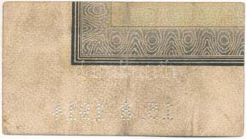 Német Birodalom / Rybniki Kőszén Szakszervezet 1914. 1M bélyegzéssel, perforációval T:F
German Empi...