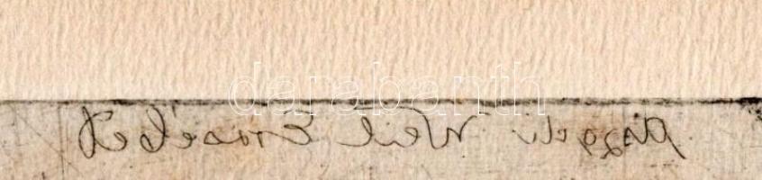 Aszódi Weil Erzsébet (1901-1976): Cirkuszosok (cím nélkül). Rézkarc, papír, jelzett a karcon, Aszódi...