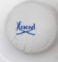 Herendi ernyő alakú kínáló, másodosztályú jelzéssel, minimális kopottsággal, d: 15,5 cm, m: 9 cm