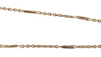 14K arany (Au) nyaklánc (kettészakadt) + 1 fél pár 14K fülbevaló össz 4,72 g