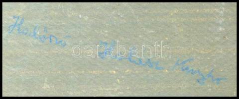 Nolipa István Pál (1907-1986): Halőr a Halászkunyhóban, 1938. Olaj, karton. Jelezve jobbra lent. Hát...