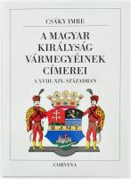 Csáky Imre: A Magyar Királyság vármegyéinek címerei a XVIII-XIX. században. Bp., 1995, Corvina. Fekete-fehér és színes illusztrációkkal. Kiadói egészvászon-kötés, kiadói papír védőborítóban, jó állapotban.