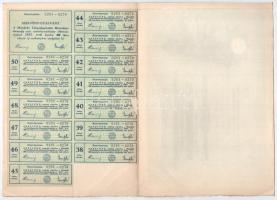 Mándok 1927. "Mándoki Takarékpénztár Részvénytársaság" részvénye 20P-ről + tíz részvénye e...