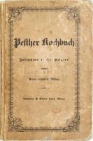 St. Hilaire, Josephine von: Die wahre Kochkunst, oder: neuester geprüftes und vollständiges Pester Kochbuch. [A főzés igaz művészete, avagy a legújabb Pesti Szakácskönyv]. Pesth, 1847, Eggenberger, (Trattner-Károlyi-ny.),4+545 p. Neunte verbesserte Auflage. Német nyelven. Kiadói kartonált papírkötés, kopott, kissé foltos borítóval, foltos lapokkal, a lapok kötése a 16. oldalig laza, sérült, egy lap kijár (17/18.), hiányzó szennylapokkal.