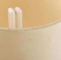 Ezüst (Ag) testű asztali lámpa, jelzéssel, kopással, m: 42 cm