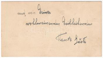 Gruss vom Krampus / Krampuszos üdvözlőlap. Non-PC mini card (10,9 x 6 cm) (fa)