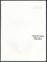 cca 1930-1940 Szendrő István (1908-2000): Budapest, Szent jobb körmenet az előtérben alabárdos koron...