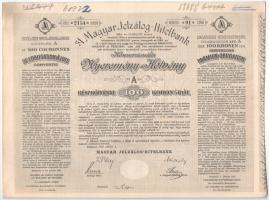 1906. Budapest "A Magyar Jelzálog-Hitelbank Nyeremény-Kötvénye" "A" (2x) és &quo...