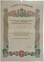 ~1990. "Posztumusz 1956-os Emlékérem / A hazáért és a szabadságért" ezüstözött bronz kitün...