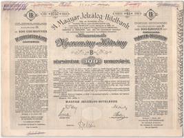 Budapest 1906. "A Magyar Jelzálog-Hitelbank Nyeremény-Kötvénye" "A" (2x) és &quo...