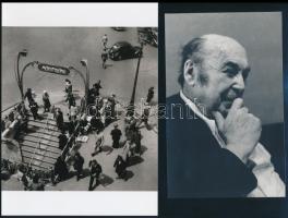 Almásy Pál (1906-2003) később Paul Almásy magyar, francia fotóriporter és fotóművész felvétele, jelzés nélkül, a néhai FŐFOTÓ Váci utcai Fotógalériájának archívumából készült 1 db modern nagyítás + hozzáadva a portréját, amely ottani kiállításának megnyitója alkalmából készült, nyomdai feldolgozásra utaló cédulával, 21x15 cm és 18x11,4 cm