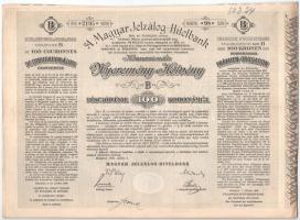 Budapest 1906. "A Magyar Jelzálog-Hitelbank Nyeremény-Kötvénye" "A" (1x) és &quo...