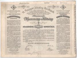 Budapest 1906. "A Magyar Jelzálog-Hitelbank Nyeremény-Kötvénye" "A" (1x) és &quo...
