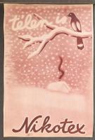 Reklámrajongói gyűjtemény. Albumba ragasztva 1919-1945 közötti újságokból kivágott szignós reklámok,...