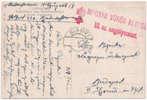 1918 Csorbadomb, Czorbadomb, Cserbin, Shcherbyn; Karpathen des Uzsokerpasses, Erste Zugprobe. N. Kra...