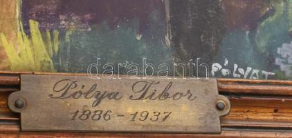 Pólya Tibor (1886-1937):Borivó. Vegyes technika, papír, jelzett, üvegezett keretben 32x23 cm