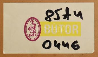 Pólya Tibor (1886-1937):Borivó. Vegyes technika, papír, jelzett, üvegezett keretben 32x23 cm