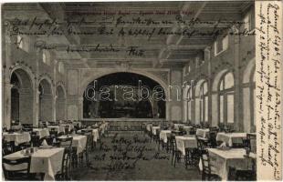 Eszék, Essegg, Osijek; Blagovacnica Hotel Rajal / Speise Saal / szálloda étterme, belső / hotel restaurant, interior