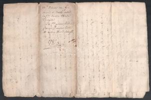 1751-1793 3 db francia nyelvű szignettás okmány. Laseille, Montpelliers, Minute. Több oldalas