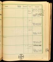 1944 Bayer Diarium. Magyarországi vezérképviselet: Magyar Pharma Gyógyárú Rt. Benne gyógyszerek isme...