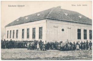 Újlót, Lót, Velké Lovce (Érsekújvár, Nové Zámky); Római katolikus iskola / Catholic school